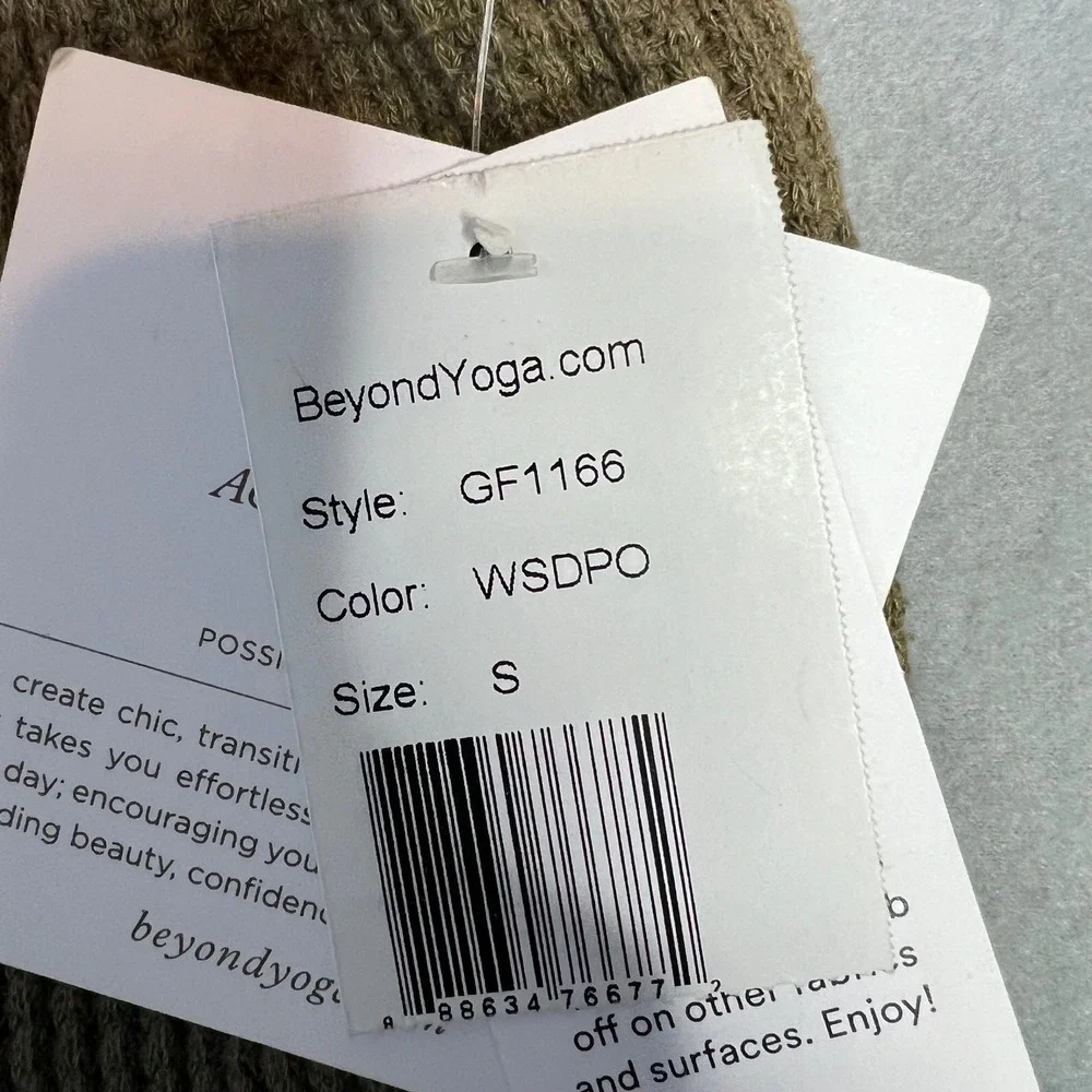 Beyond Yoga Weekend Sweatpant in Olive Size S Weekender‎ Pant Waffle Knit NWT